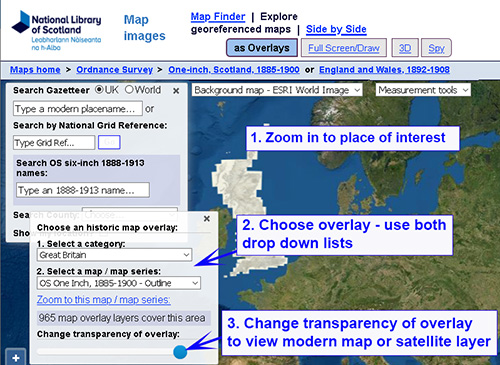 Georeferenced Maps - initial help information